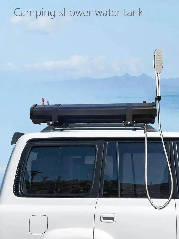 KANGRUN Portable Car Roof Camping Shower – 18L / 20L / 30L Outdoor Water Tank