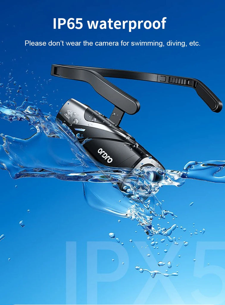Ordro EP8 Head-Mounted 4K Action Camera – Hands-Free Vlogging, Filmmaking & Adventure Recording