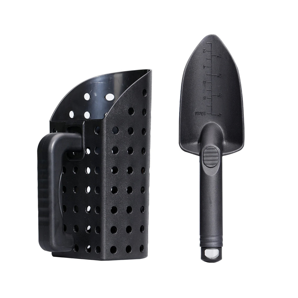 Metal Detecting Sand Scoop & Trowel Set – Lightweight, Durable ABS Tools for Beach & Field Use