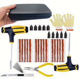 ZFOUEK Tire Repair Kit – Emergency Puncture Plug Tool Set for Car, SUV & Motorcycle Tires (23PCS / 42PCS) thumbnail 9