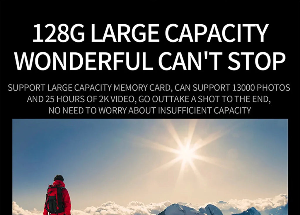 4K60FPS Waterproof Action Camera with Remote Control – Wide-Angle Sport Cam for Outdoor Adventures, Diving & Cycling