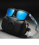 KDEAM Polarized Sunglasses – Unisex Square Frame UV400 Outdoor Eyewear (Red Mirror Lens, Model KD332) thumbnail 42