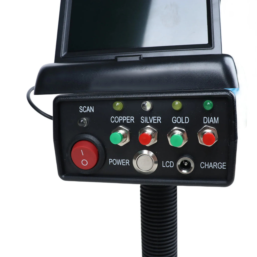 Black Eagle All-in-One Long-Range Metal Detector – Locate Gold, Silver, Copper & Diamonds (1500m Range, LCD Display)