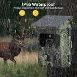 30MP 2K Solar Trail Camera – Infrared Night Vision Wildlife & Security Cam with Motion Sensor & Long Battery Life (IP66 Waterproof) thumbnail 12