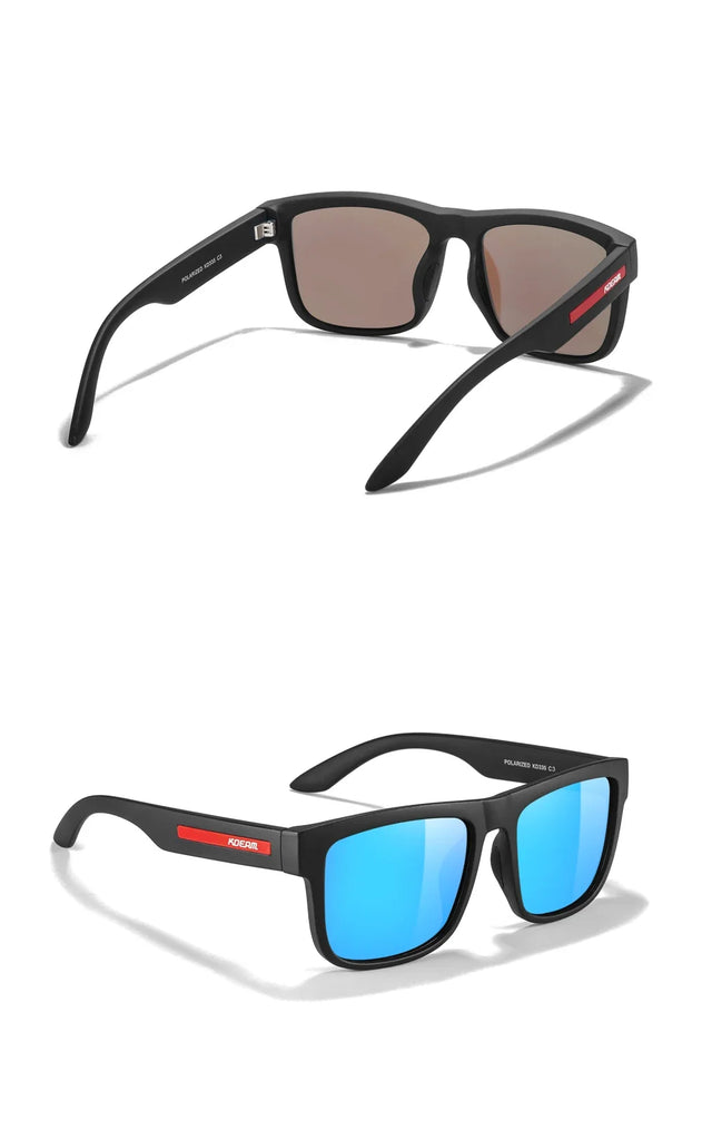 KDEAM Polarized Sunglasses – White Frame UV400 Protection