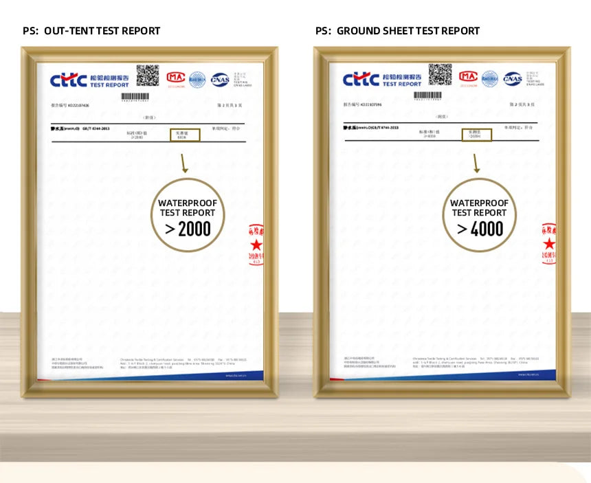 Mobi Garden 3–4 Person Waterproof Camping Tent – Double-Layer, UV & Rain Protection, Lightweight Trekking Shelter