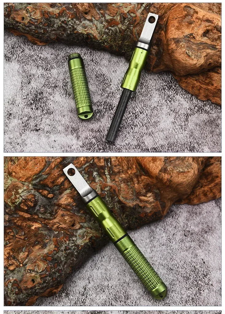 Waterproof Outdoor Survival Lighter – Portable Metal Fire Starter for Camping & Adventure