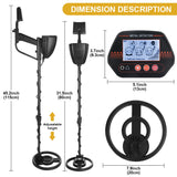MD4070 Waterproof Underground Metal Detector – High Sensitivity Coin, Jewelry & Gold Finder for Adults & Kids thumbnail 12