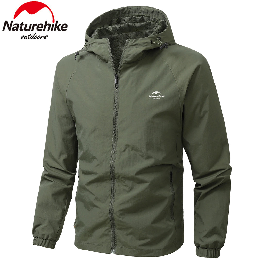 Naturehike Windbreaker Tactical Jacket – Waterproof Outdoor Hooded Softshell for Camping, Hiking & Adventure