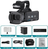 KOMERY 6K Ultra HD Professional Camcorder – 64MP YouTube & Streaming Camera thumbnail 34
