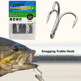 4X Strong High Carbon Steel Treble Hooks (20pcs / 2 Boxes) – Ultra Sharp Saltwater & Freshwater Fishing Hooks thumbnail 10