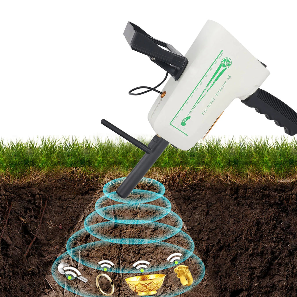 VBESTLIFE Long-Range Gold Detector with HD LCD Screen – High Accuracy Underground Metal Scanner for Gold, Silver, Copper (AC100–240V)