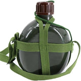 Military-Grade Aluminum Water Bottle with Shoulder Strap – 2L/3L Canteen & Cooking Cup for Hiking & Outdoor Survival thumbnail 4