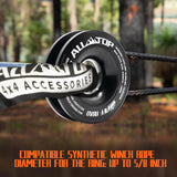 48,300 lbs Synthetic Soft Shackle & 66,000 lbs Recovery Ring Set – Heavy-Duty Off-Road Winch Recovery Kit (2 PCS) thumbnail 7