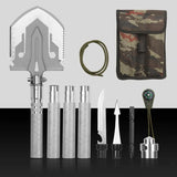 Multifunctional Folding Military Shovel – Survival Tool Set for Camping, Hiking & Outdoor Use thumbnail 3