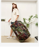 Camouflage Waterproof Oxford Travel Duffle Bag – Large Capacity Moving & Storage Bag thumbnail 41