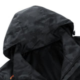 Men’s Hooded Waterproof Hiking Jacket – Windproof Outdoor Bomber with Detachable Hood thumbnail 10