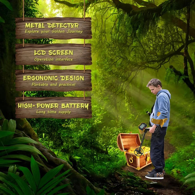 TC-220 Portable Metal Detector β 5 Detection Modes, Smart LCD, Deep Scan Precision