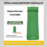 SHXI Ultralight Diamond-Shaped Inflatable Sleeping Pad – Single Person, Waterproof TPU Camping Mat thumbnail 1