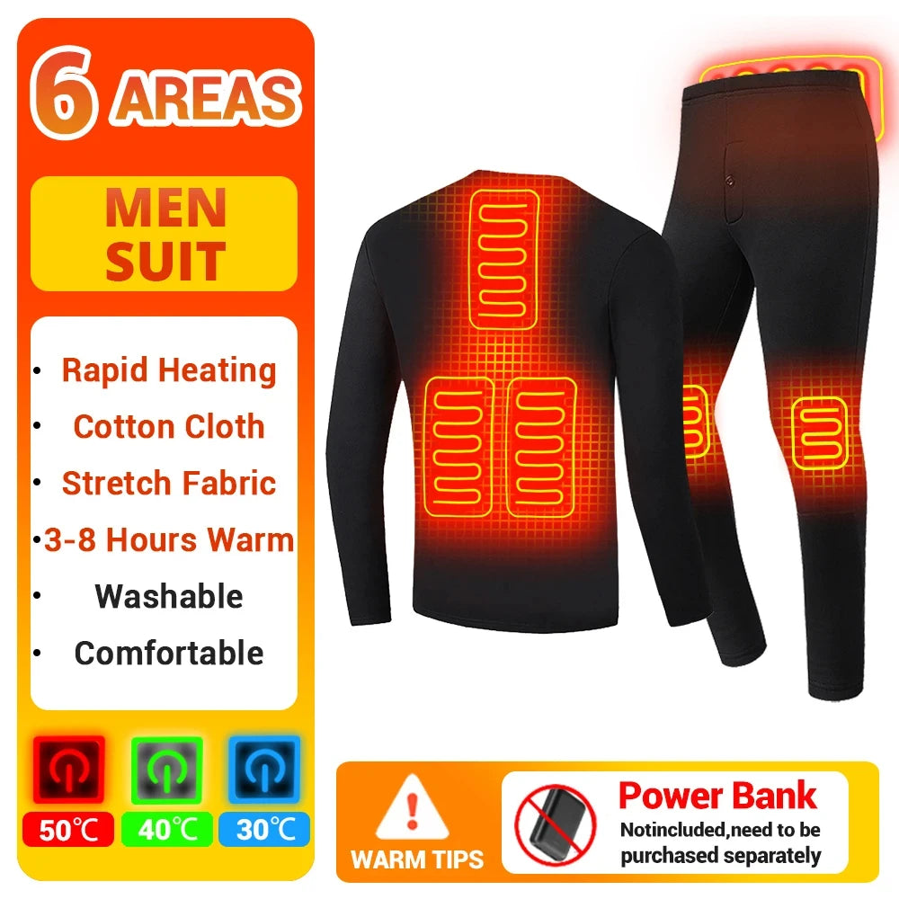 Self-Heating Thermal Jacket & Pants Set – USB Electric Heated Clothing for Men & Women | IRONRIDE