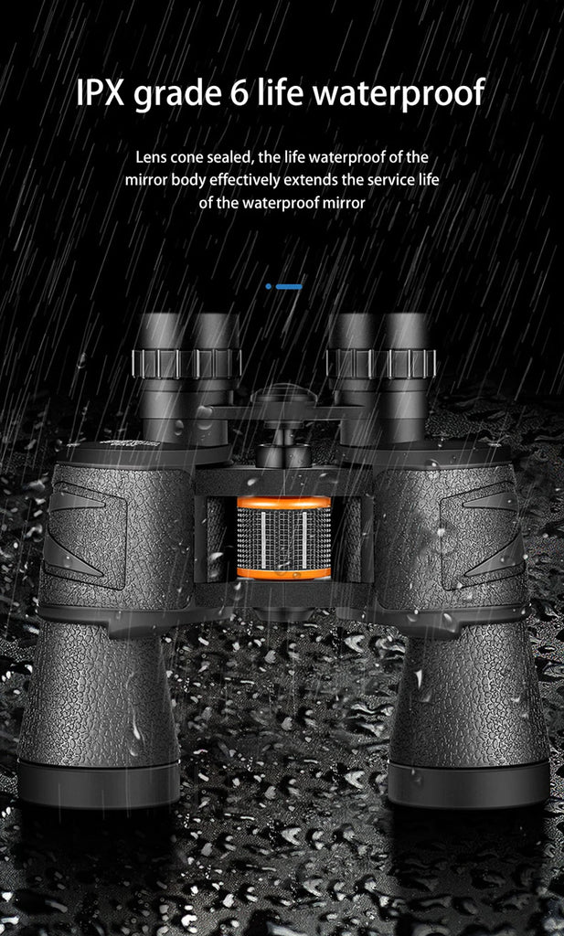 20x50 Professional Military-Grade Binoculars β Long Range, Waterproof, BAK4 Prism, Low Light Vision