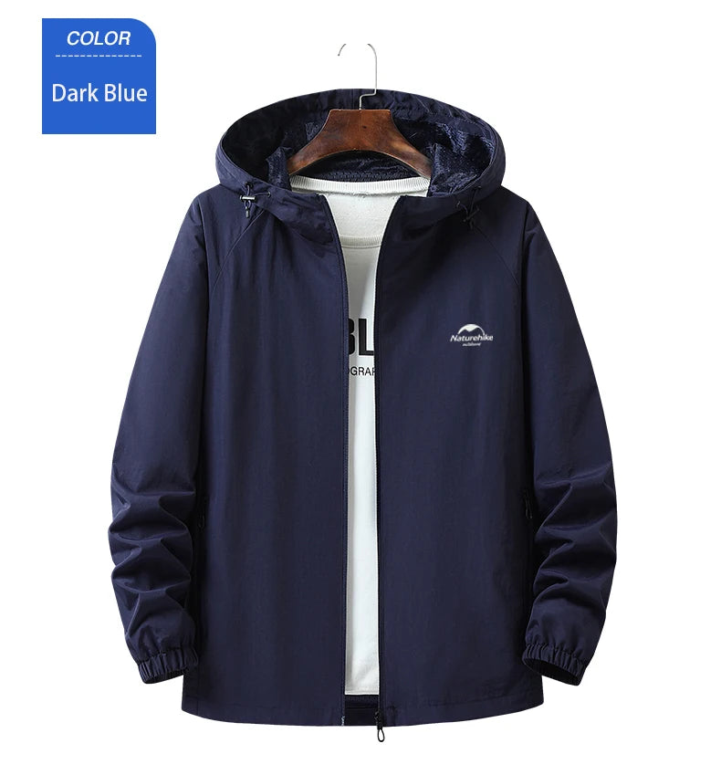 Naturehike Windbreaker Tactical Jacket – Waterproof Outdoor Hooded Softshell for Camping, Hiking & Adventure