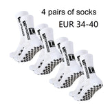 4 Pairs Mid-Tube Non-Slip Football Socks – Breathable & Durable Sports Training Socks (Unisex) thumbnail 16