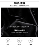 Men's PU Leather Stand Collar Motorcycle Jacket – Casual Windbreaker Biker Coat thumbnail 12