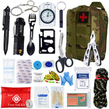 Professional Survival First Aid Kit – 24-in-1 Emergency Gear with Molle Bag | Camping, Hiking, Outdoor Rescue IFAK thumbnail 21