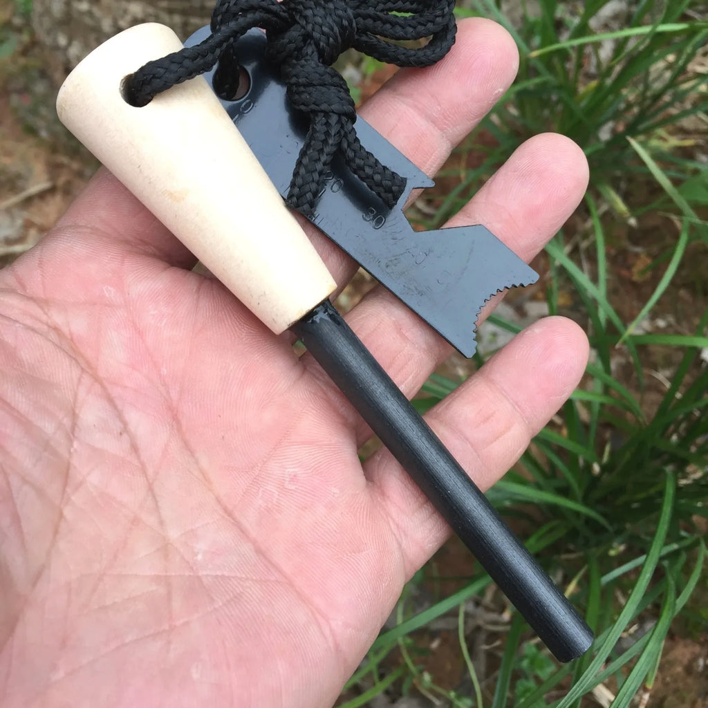 Bear Grylls Magnesium Fire Starter – Emergency Flint Rod & Firesteel Kit for Camping & Survival