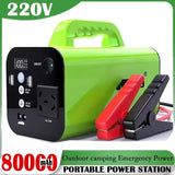 Robinella 500W Portable Power Station – 80000mAh LiFePO4 Battery Backup | AC/DC/USB Output | Outdoor Camping & Emergency Power Supply (220V) thumbnail 1