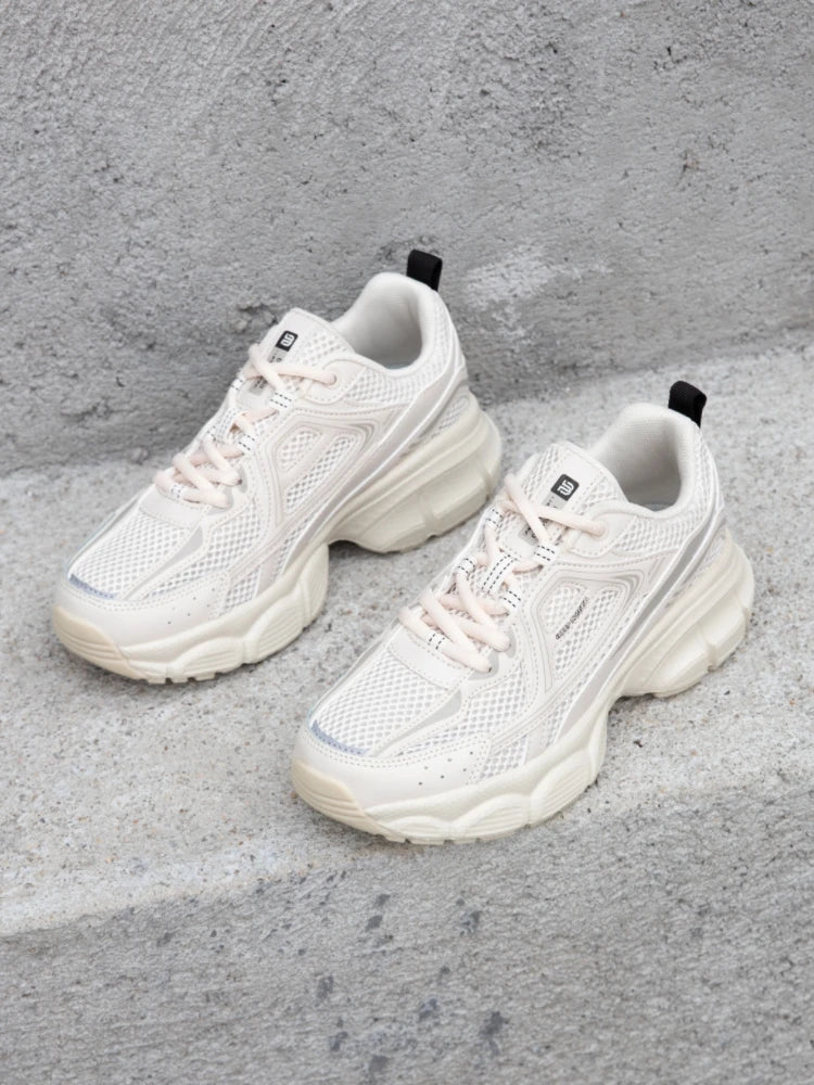 Baasploa Women's Lightweight Mesh Running Shoes – Breathable Outdoor Jogging Sneakers with Anti-Slip Sole