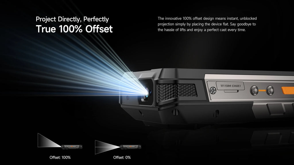 Ulefone Armor 34 Pro 5G – Rugged AI Smartphone with Built-in Projector, 25500mAh Battery, 120Hz Display, and 32GB+512GB Storage