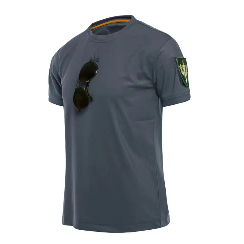 Men’s Quick-Dry Outdoor T-Shirt – Breathable Summer Tee for Hiking, Camping, Trekking & Fishing