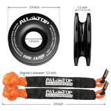 48,300 lbs Synthetic Soft Shackle & 66,000 lbs Recovery Ring Set – Heavy-Duty Off-Road Winch Recovery Kit (2 PCS) thumbnail 25
