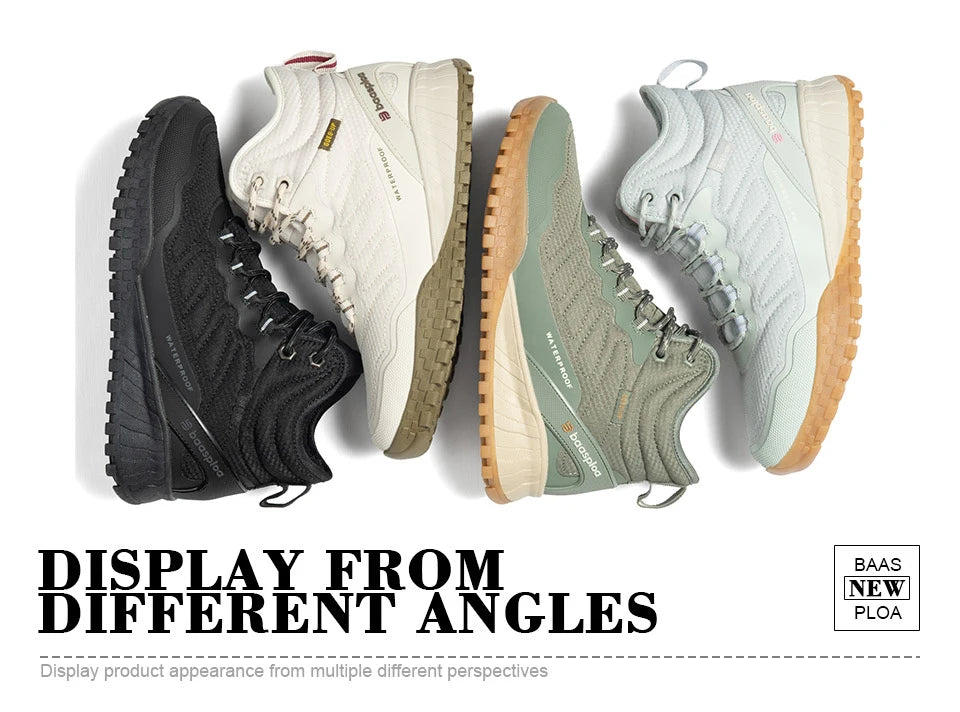 Baasploa Women’s Waterproof Winter Snow Boots – Plush Lined, Non-Slip Outdoor Sneakers