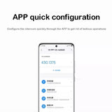 Xiaomi Walkie Talkie 2S – 4W Power, 5KM Range, IP54 Waterproof, 120-Hour Standby, Dual Mode Communication thumbnail 4