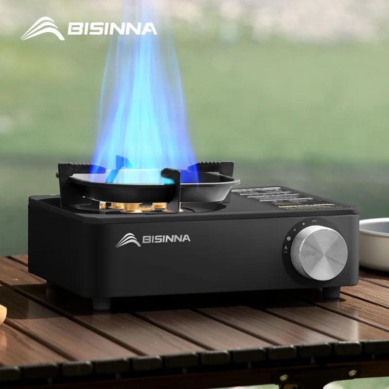 BISINNA Camping Gas Stove – 5800W High Firepower Outdoor Portable Burner