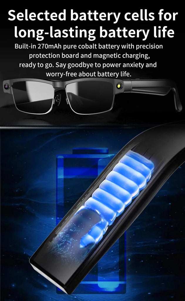 Xiaomi 2025 Smart Glasses – Men’s & Women’s Bluetooth Sunglasses with Voice Control and MR Holographic Display