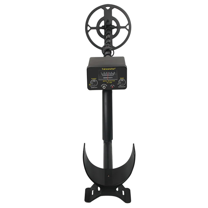 TC-200 Advanced Metal Detector – Adjustable Underground Gold & Metal Tracker with Waterproof Search Coil