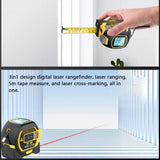 3-in-1 Digital Laser Rangefinder with 5M Tape Measure & LCD Display – 40m/60m Distance Measuring Tool thumbnail 4