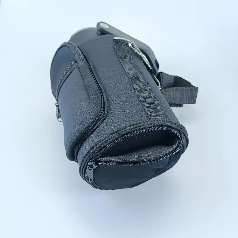 Portable Thermal Water Bottle Bag – Large Capacity Sleeve with Adjustable Shoulder Strap (Black)
