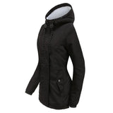 Women's Warm Hooded Parka – Thick Plush Mid-Length Winter Coat (S–5XL) thumbnail 13
