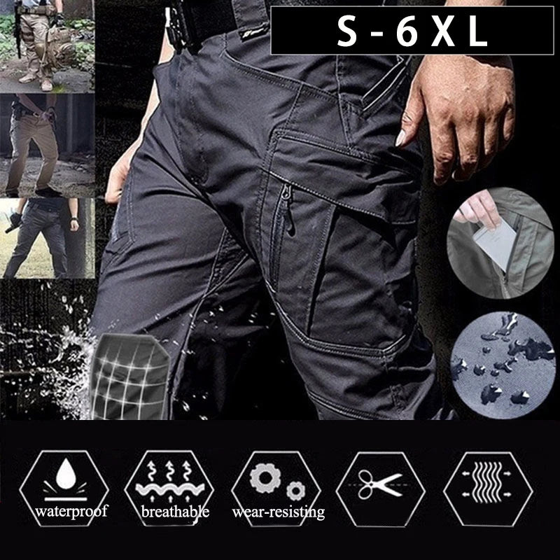 Men’s Military Tactical Cargo Pants – Quick-Dry, Multi-Pocket, Wear-Resistant Combat Trousers