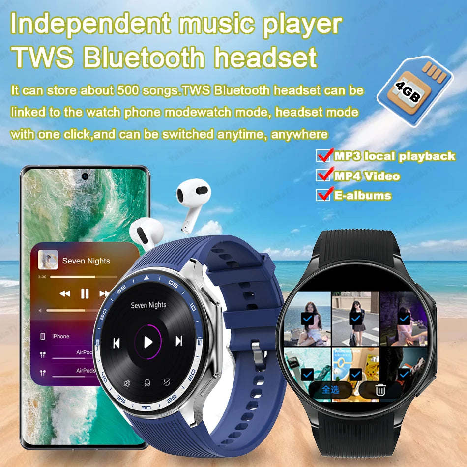 OPPO Watch X Smartwatch – 1.43" AMOLED Display, 4GB MP4/MP3 Player, Bluetooth 5.3, Multi-Sport & Health Tracking, IP68 Waterproof
