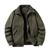 Men's Pilot Bomber Jacket – Winter Fleece-Lined Tactical Windbreaker thumbnail 19