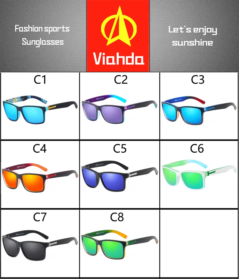 VIAHDA Polarized Sports Sunglasses for Women – UV400 Protection, Lightweight Aluminum-Magnesium Frame