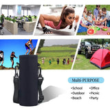 Neoprene Water Bottle Carrier with Strap – Insulated Sleeve for 610ml–1500ml Bottles (Black or Camouflage) thumbnail 6