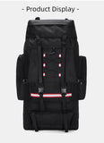 130L Waterproof Hiking Backpack – Heavy-Duty Outdoor Rucksack with Reflective Safety Strips & Molle System thumbnail 18