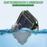 Solar Power Bank – Waterproof, Fast Charging, High-Capacity Powerbank with SOS & LED Light for Outdoor Survival thumbnail 24